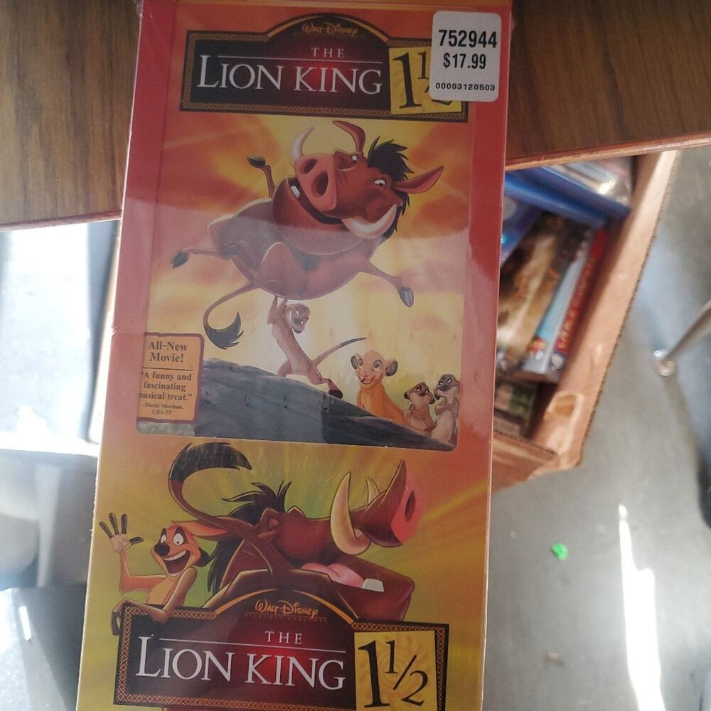 The lion king DVD
